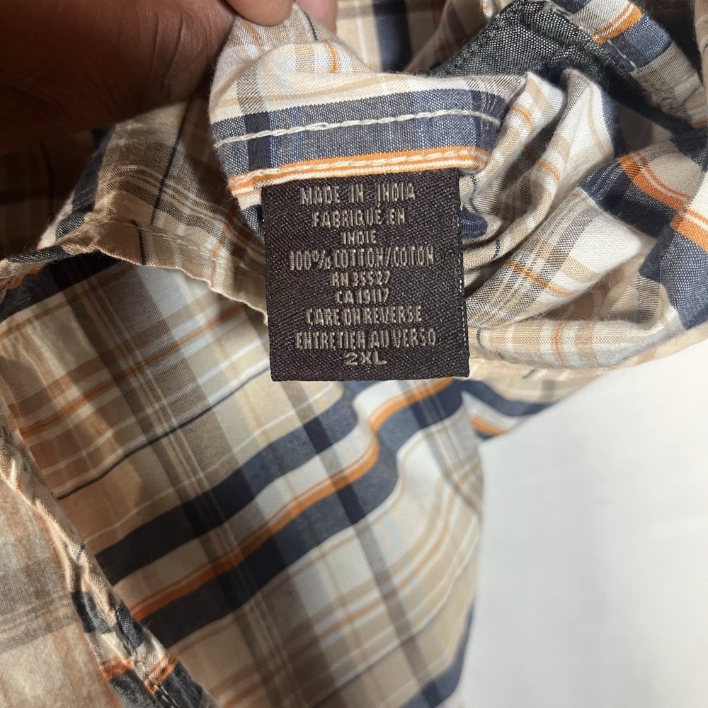 Marithe Francois Girbaud Shirt Mens 2XL Button Up Short Sleeve - Picture 3 of 8